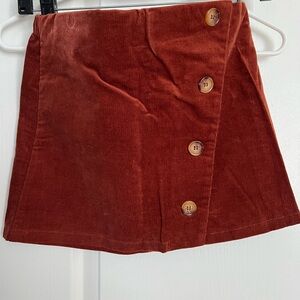 Forever 21 Girls. Burnt orange corduroy mini skirt